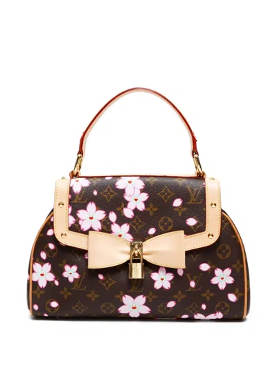Pre-owned Louis Vuitton 2003 Monogram Cherry Blossom Handbag In Brown