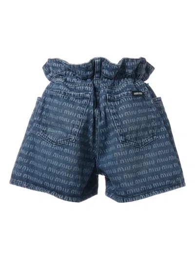 Pre-owned Miu Miu Denim Shorts
