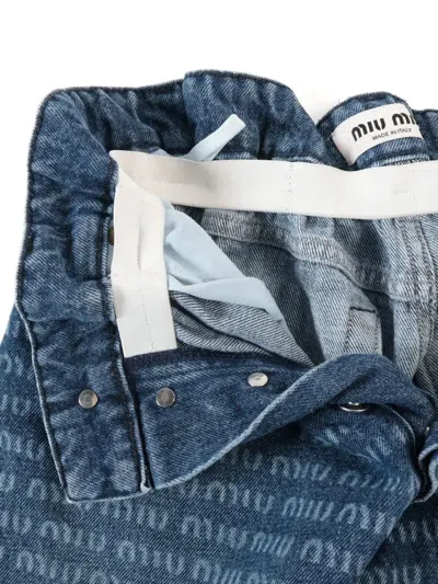 Pre-owned Miu Miu Denim Shorts