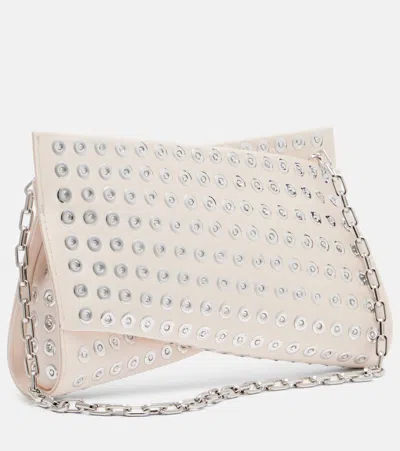 Christian Louboutin Loubitwist Small Crystal-embellished Clutch