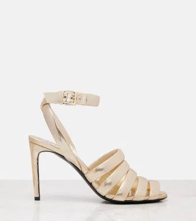 Alaïa Strappy 90 Leather Sandals