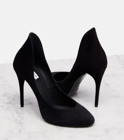 Alaïa Decolette 110 Suede Pumps