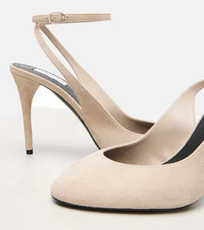 Alaïa Decolette 90 Suede Pumps