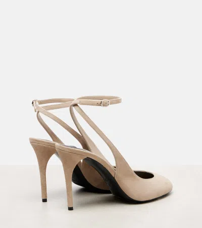 Alaïa Decolette 90 Suede Pumps