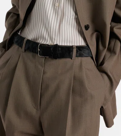 The Row Calf Hair Belt