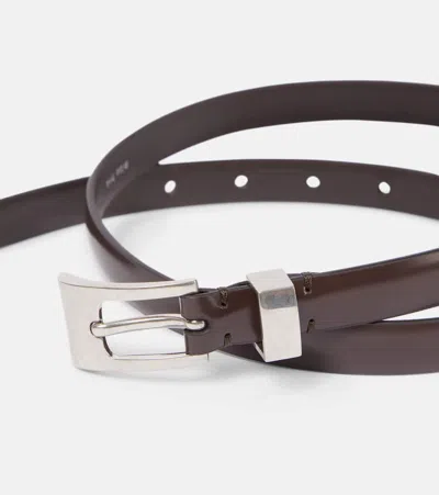 The Row Leather Belt