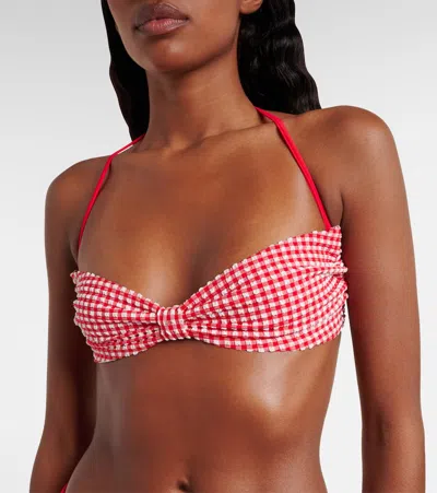 Hunza G Kacey Checked Bikini