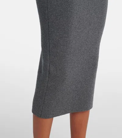 Tom Ford Cashmere And Cotton-blend Midi Skirt