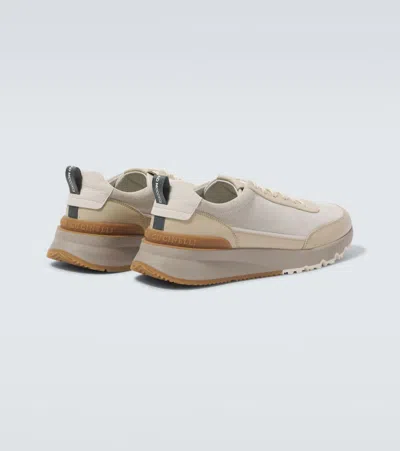 Brunello Cucinelli Logo Embossed Lace-up Sneakers