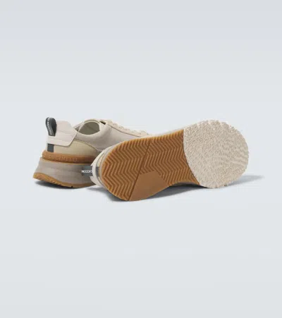 Brunello Cucinelli Logo Embossed Lace-up Sneakers