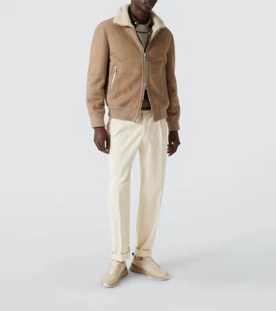 Brunello Cucinelli Logo Embossed Lace-up Sneakers