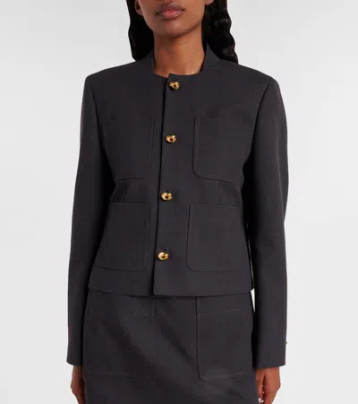 Bottega Veneta Knot-button Light Structured Cotton Jacket