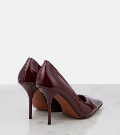 Alaïa Le Coeur 90 Patent Leather Pumps