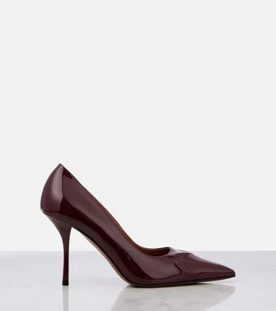 Alaïa Le Coeur 90 Patent Leather Pumps