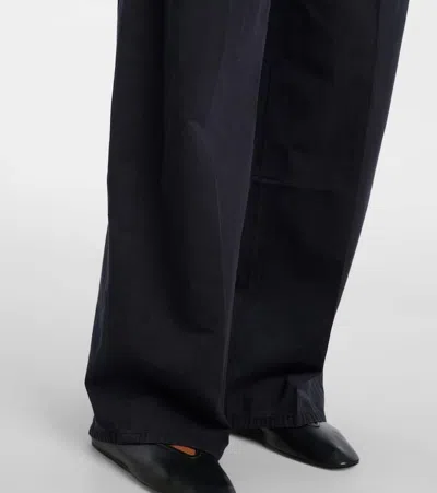 Citizens Of Humanity Aurora Cotton And Linen Wide-leg Pants
