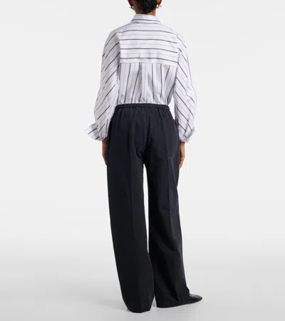 Citizens Of Humanity Aurora Cotton And Linen Wide-leg Pants