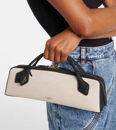 Alaïa Le Teckel Canvas Clutch