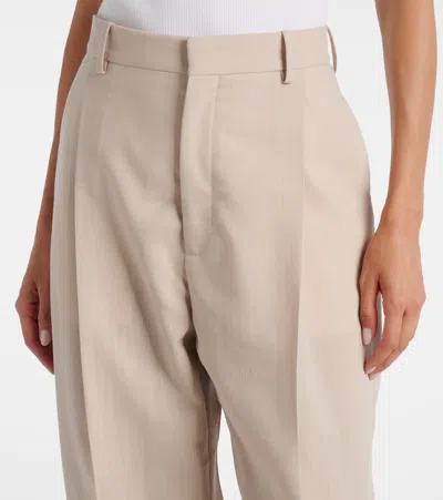 Wardrobe.nyc Mid-rise Wool Straight Pants