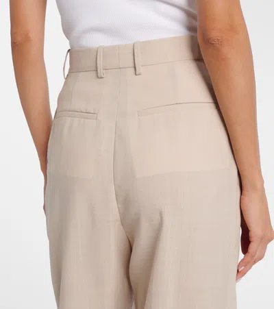 Wardrobe.nyc Mid-rise Wool Straight Pants