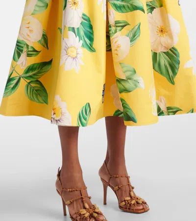 Leo Lin Lynn Floral Cotton Midi Dress