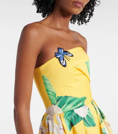Leo Lin Lynn Floral Cotton Midi Dress