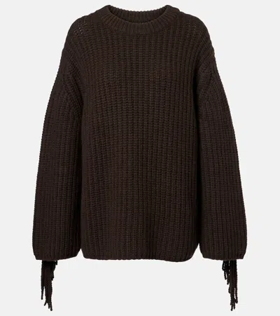 Lisa Yang Hilma Fringed Oversized Sweater