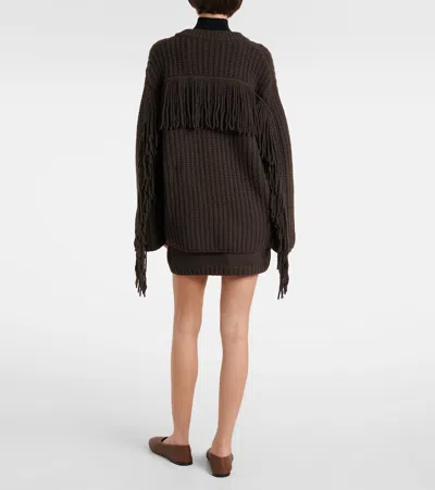 Lisa Yang Hilma Fringed Oversized Sweater