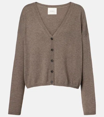 Lisa Yang Abby Cashmere Cardigan In Brown