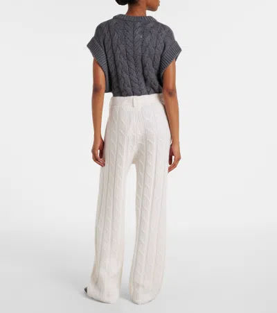 Lisa Yang Ebba Low-rise Cashmere Wide-leg Pants