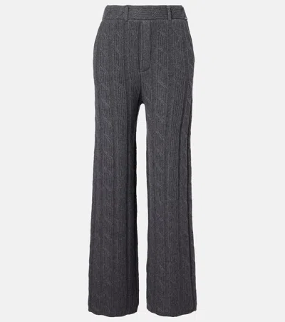 Lisa Yang Ebba Low-rise Cashmere Wide-leg Pants