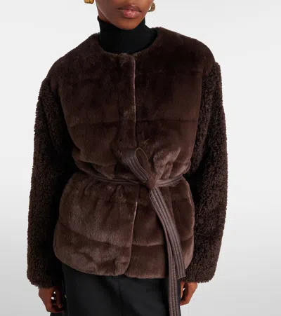 Moncler Jouillat Faux-fur Down Jacket