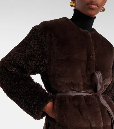 Moncler Jouillat Faux-fur Down Jacket