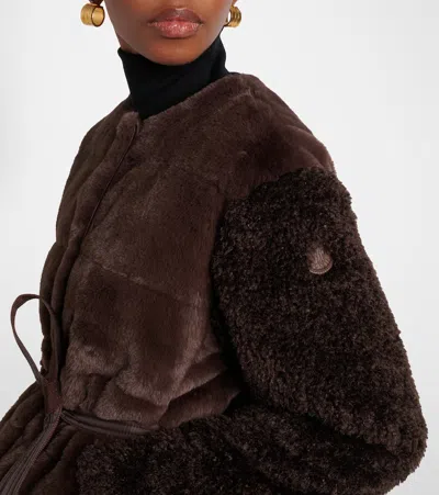 Moncler Jouillat Faux-fur Down Jacket