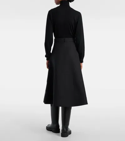 Moncler Belted Button-fastening Midi Skirt