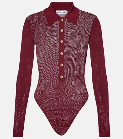 Self-portrait Knitted Bodysuit