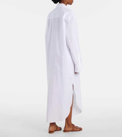 The Frankie Shop Helena Cotton Shirt Dress