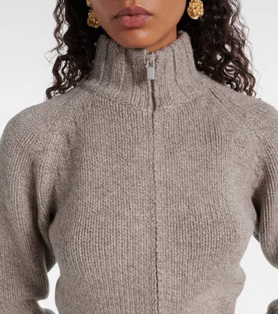 Magda Butrym Zip-up Cashmere Sweater