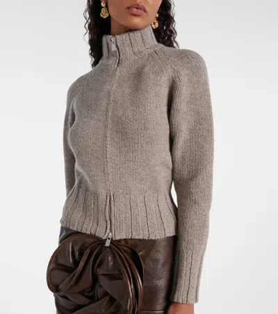 Magda Butrym Zip-up Cashmere Sweater