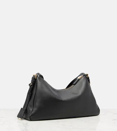 Prada Aimée Large Leather Shoulder Bag