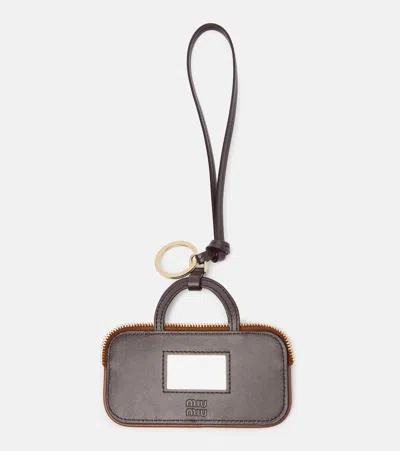 Miu Miu Arcadie Leather Bag Charm