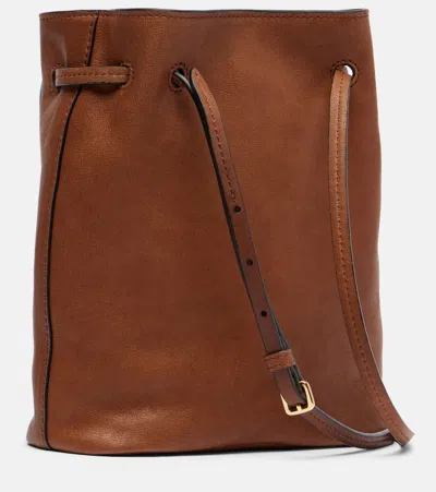 Miu Miu Logo Leather Crossbody Bag