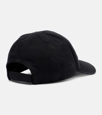 Miu Miu Logo Denim Baseball Cap