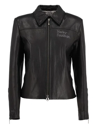 Pre-owned Harley Davidson Vintage  Leather Coat