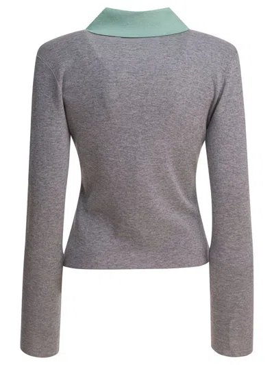 Self-portrait Grey Merino Wool Sweaters And Cardigans Gray
