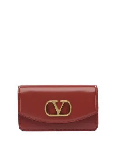 Valentino Garavani Red Leather Crossbody Bag