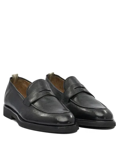 Officine Creative Leather Opera Flexi Loafers In Black