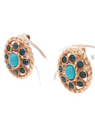 Pre-owned Dior Rhinestone-embellished Earrings