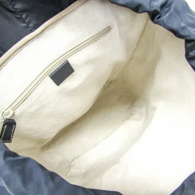 Pre-owned Gucci Beige Navy Gg Supreme Backpack ()