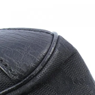 Pre-owned Gucci Black Gg Canvas Shoulder Bag ()