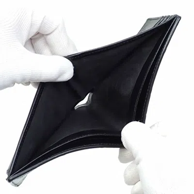 Pre-owned Gucci Black Leather Wallet (bi-fold) ()